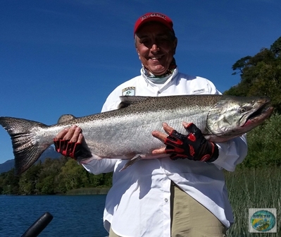 Fotos da pesca esportiva em Chaiten no Chile